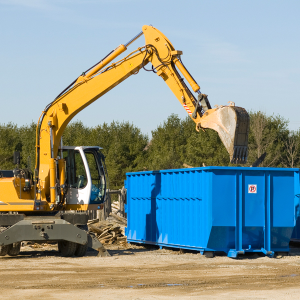 how many times can i have a residential dumpster rental emptied in Longtown OK